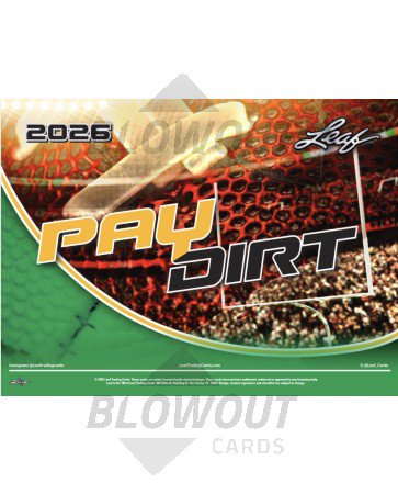 2026 Leaf Paydirt Football Jumbo Box