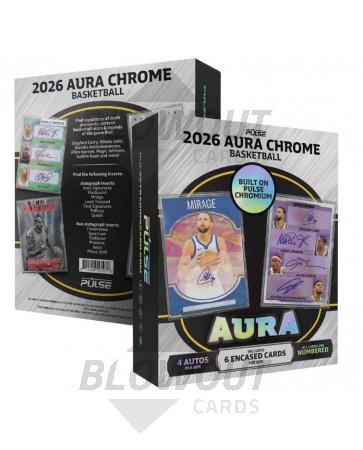 2026 Pulse Aura Chrome Basketball Hobby 10 Box Case