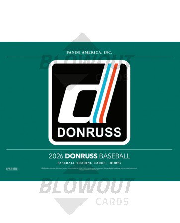 2026 Panini Donruss Baseball Hobby 12 Box Case