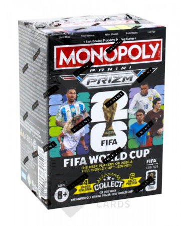 2026 Panini Prizm Monopoly Soccer Blaster Box