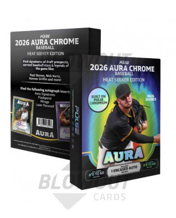 2026 Pulse Aura Chrome Baseball Heat Seeker Box