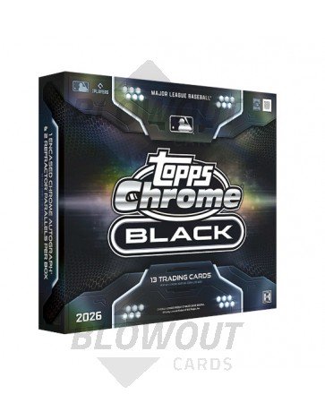 2026 Topps Chrome Black Baseball Hobby Box