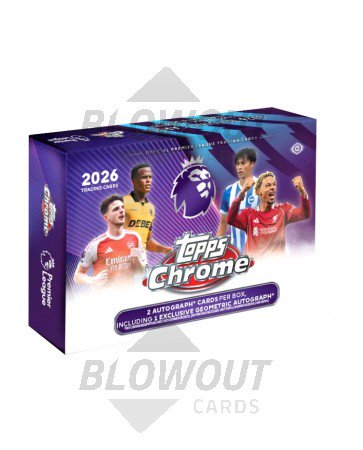 2026 Topps Chrome Premier League Soccer Breaker's Delight Box