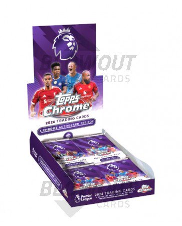 2026 Topps Chrome Premier League Soccer Hobby 12 Box Case