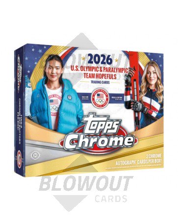2026 Topps Chrome US Olympic & Paralympic Hopefuls Hobby Box