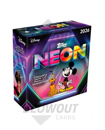 2026 Topps Disney Neon Mega 20 Box Case