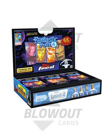 2026 Topps Marvel Finest The Fantastic Four 65th Anniversary Hobby 8 Box Case
