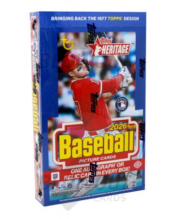 2026 Topps Heritage Baseball Hobby 12 Box Case