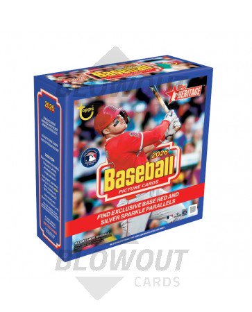 2026 Topps Heritage Baseball Mega Box