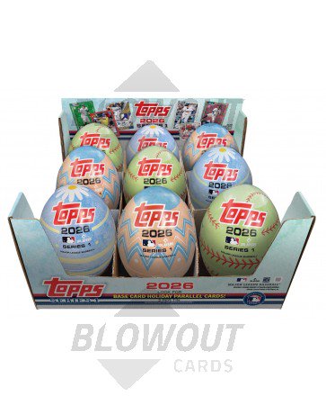 2026 Topps Series 1 Baseball Retail Tin - 9 Tin Box