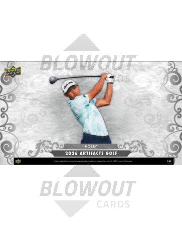 2026 Upper Deck Artifacts Golf Hobby 20 Box Case
