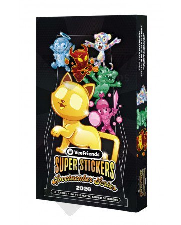 2026 VeeFriends Spectacular Series Super Stickers 12 Box Case