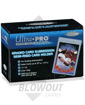 Ultra Pro Tall Semi-Rigid Card Holder - 200ct Box