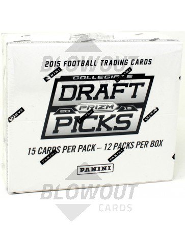 2015 Panini Prizm Collegiate Draft Football Fat Pack Box