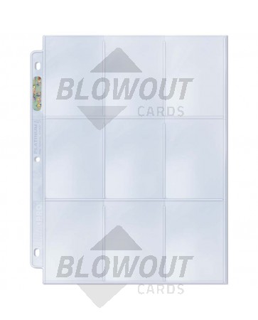 Ultra Pro Platinum 9 Pocket Page - 100ct Box