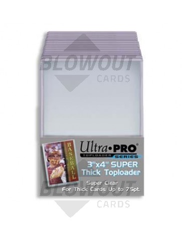 Ultra Pro 3x4 Thick Topload 75pt Card Holder - 40 Pack Case