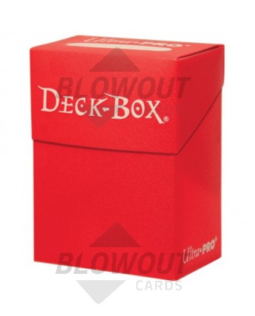 Ultra Pro Deck Box Solid Red