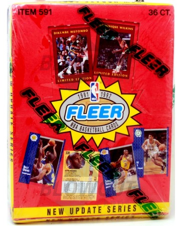 1991/92 Fleer Basketball Hobby Box