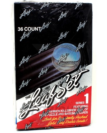 1991 Leaf Series 1 Baseball Box
