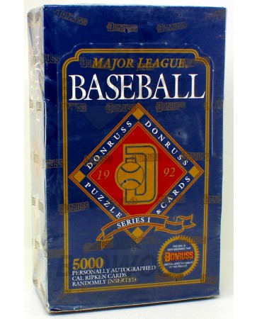 1992 Donruss Series 1 Baseball Box