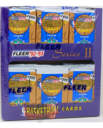 1992/93 Fleer Series 2 Basketball Cello Box