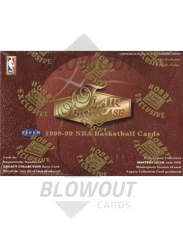 1998/99 Fleer Flair Showcase Basketball Hobby Box