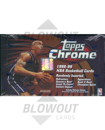 1998/99 Topps Chrome Basketball Hobby Box