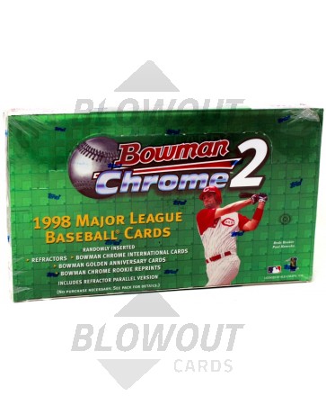 1998 Bowman Chrome Series 2 Baseball Hobby Box