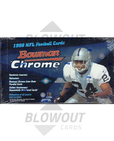 1998 Bowman Chrome Football Hobby Box