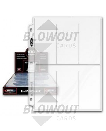 BCW Pro 6 Pocket Page - 100ct Box