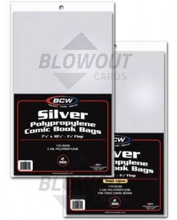 BCW Silver Age Comic Book Bag - 1000ct Case