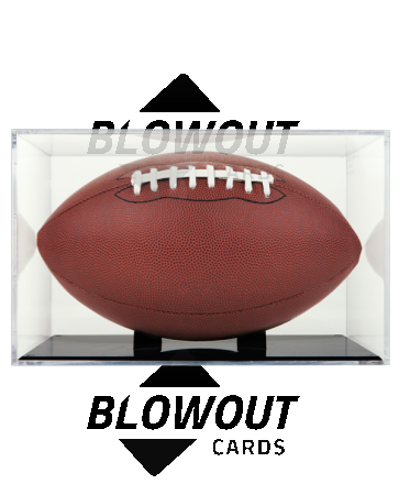 BallQube Grandstand Football Display with Black Base