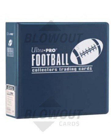 Ultra Pro 3" D-Ring Football Card Album - Blue