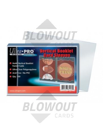 Ultra Pro Vertical Booklet Card Sleeves - 100ct Pack