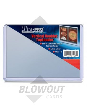 Ultra Pro Vertical Booklet Toploader - 10ct Pack