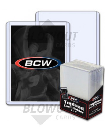 BCW Topload Kartenhalter Standard - Schutz Für Sammelkarten 7,6x10,2 Cm