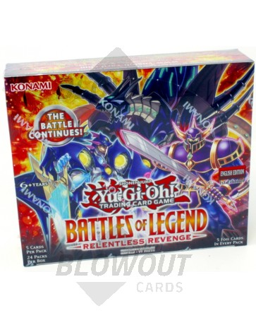 Yugioh Battles of Legend - Relentless Revenge Booster 12 Box Case