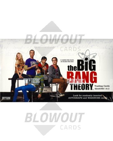 The Big Bang Theory Seasons 1 & 2 (Cryptozoic) 12 Box Case