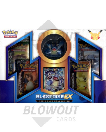 Pokemon Red & Blue Collection - Blastoise EX 12 Box Case