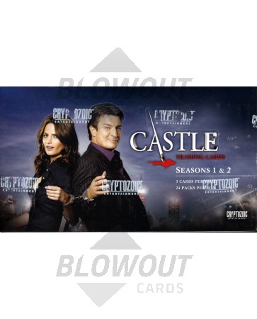 Castle Seasons 1 & 2 Trading Cards Cryptozoic 12 Box Case