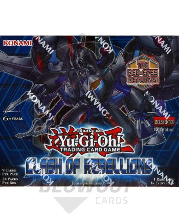 Yugioh Clash Of Rebellions 1st Edition Booster 12 Box Case