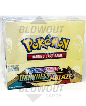 Pokemon Sword & Shield Darkness Ablaze Theme Deck Box