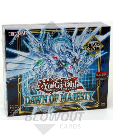 Yugioh Dawn of Majesty Booster Euro Edition Box