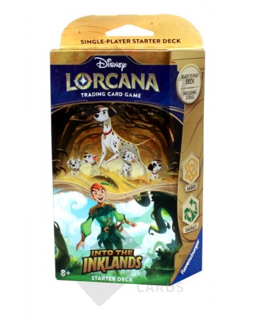 Disney Lorcana Into The Inklands Starter Deck (Amber & Emerald)