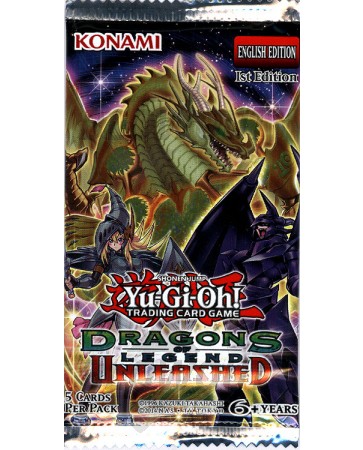 Yugioh Dragons of Legend - Unleashed 1st Ed Booster Pack