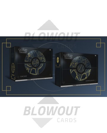 Pokemon Sword & Shield Zacian & Zamazenta Elite Trainer Plus Box