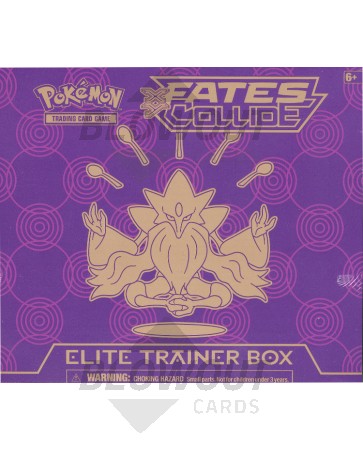 Pokemon XY Fates Collide Elite Trainer 10 Box Case