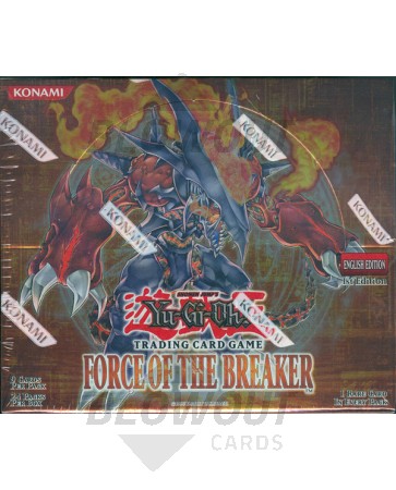 Yugioh Force of the Breaker 1st Edition Booster 12 Box Case