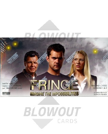 Fringe Seasons 1&2 Trading Cards (Cryptozoic) 12 Box Case