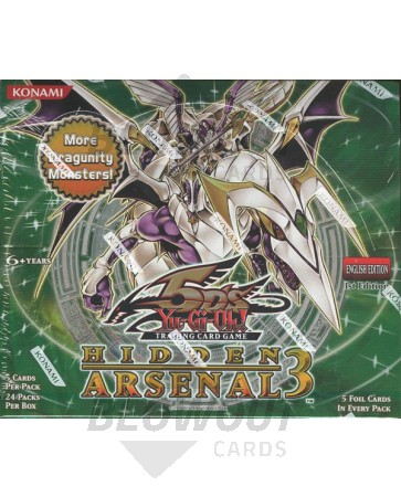 Yugioh Hidden Arsenal 3 Booster 12 Box Case